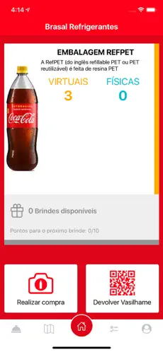 Retornável — interface app 2
